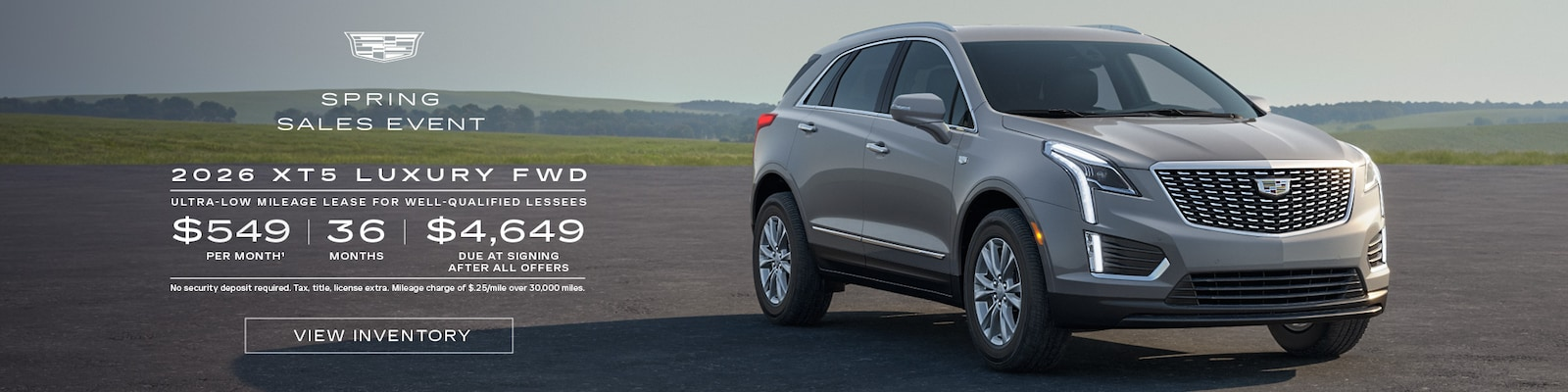 XT5 Luxury for lease at Central Cadillac in Jonesboro AR