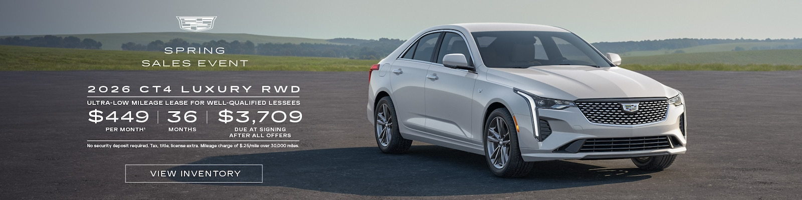 CT4 Luxury for lease at Central Cadillac in Jonesboro AR